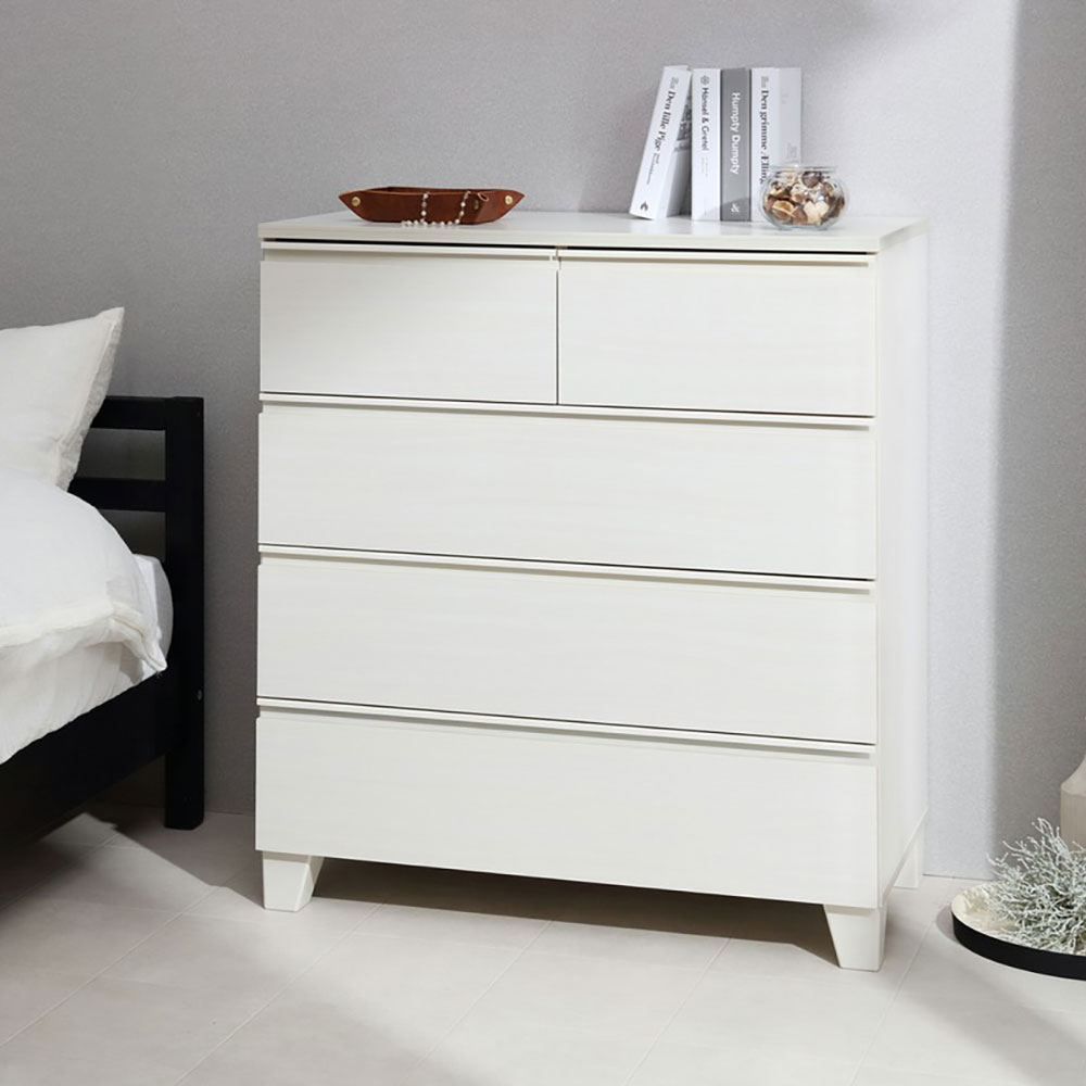 【送料込み】アイリス ウッドチェスト脚付き<オフホワイト>