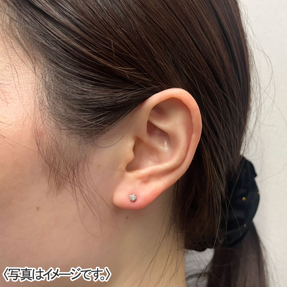 プラチナダイヤモンドピアス0.2ct