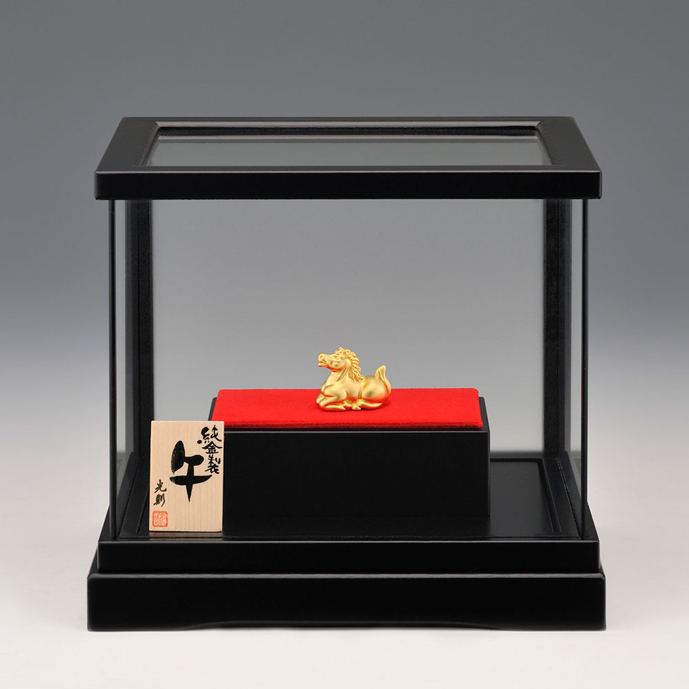 純金 招福「午」 3g