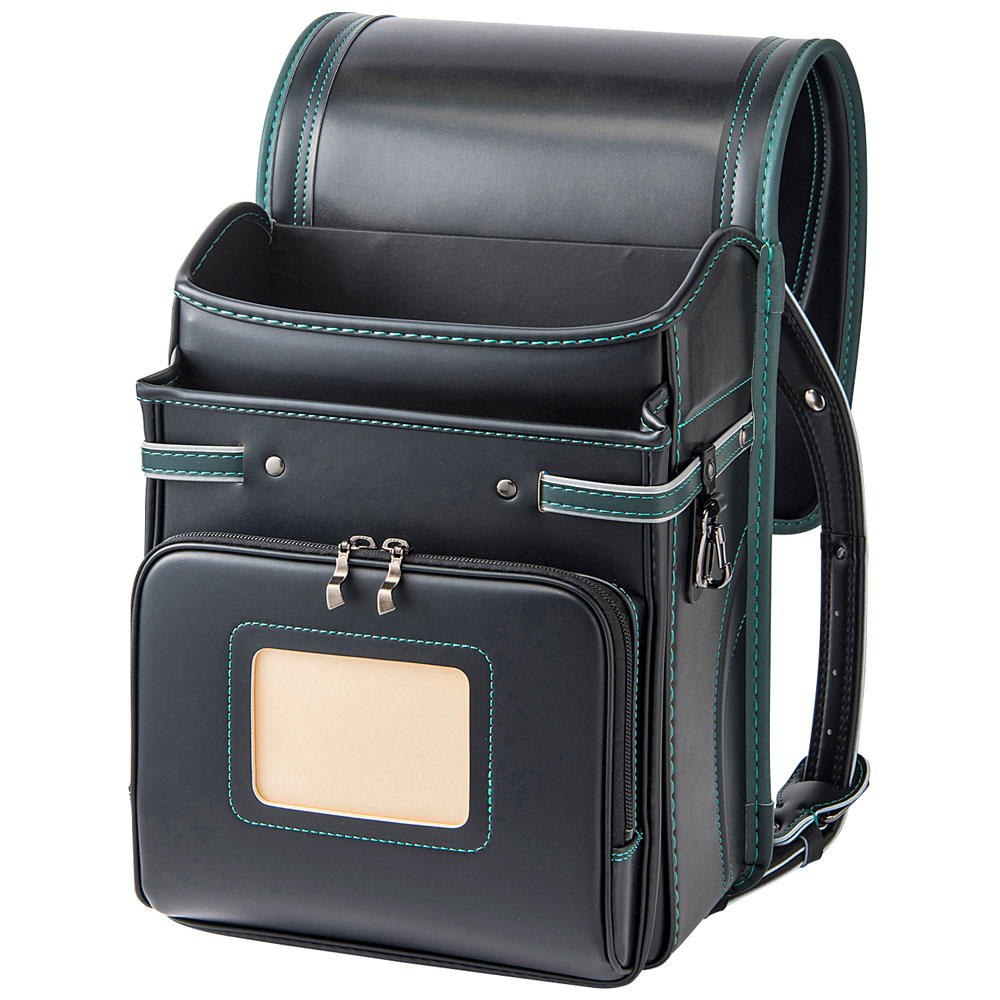 くるピタ(R)安ピカッ(R)フィットちゃん(R)シンプルレイヤー<ブラック/グリーン>