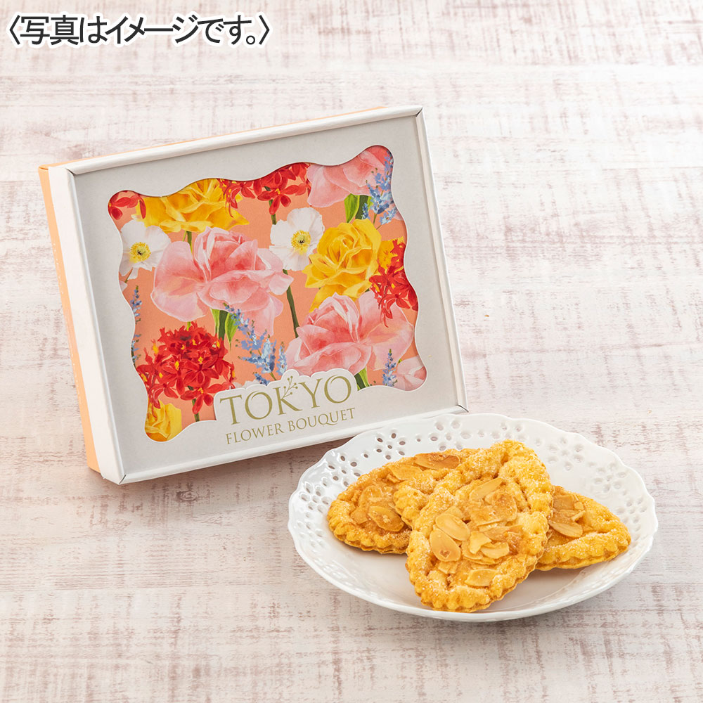 カーネーション(ピンク)&東京フラワーブーケ「リーフパイ」セット