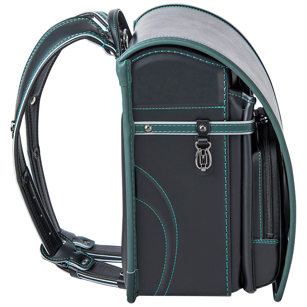 くるピタ(R)安ピカッ(R)フィットちゃん(R)シンプルレイヤー<ブラック/グリーン>