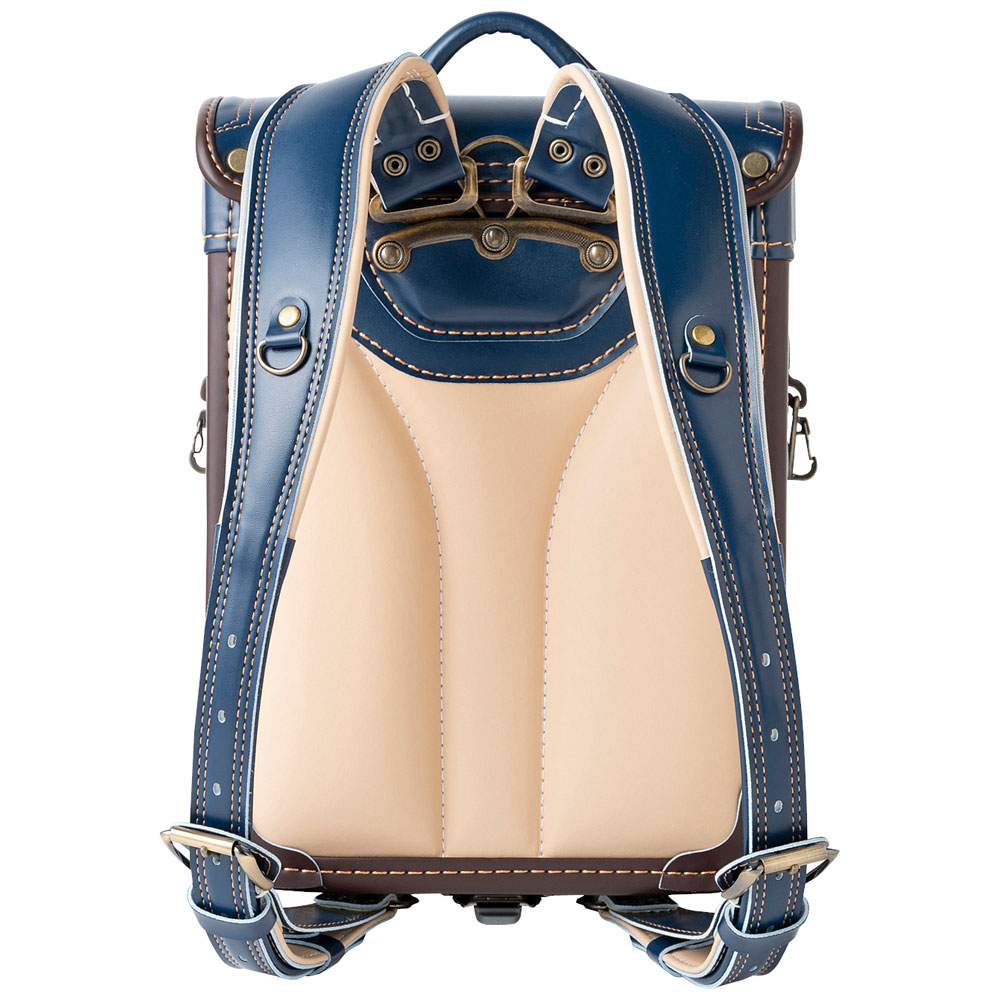 フィットちゃん(R)クラシコ らくふわ<ライトネイビー/ボルドー>