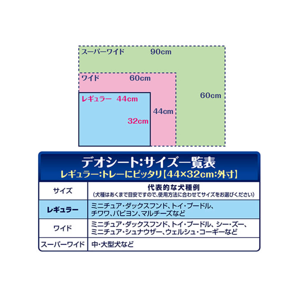 デオシート しっかり超吸収無香消臭タイプスーパーワイド23枚