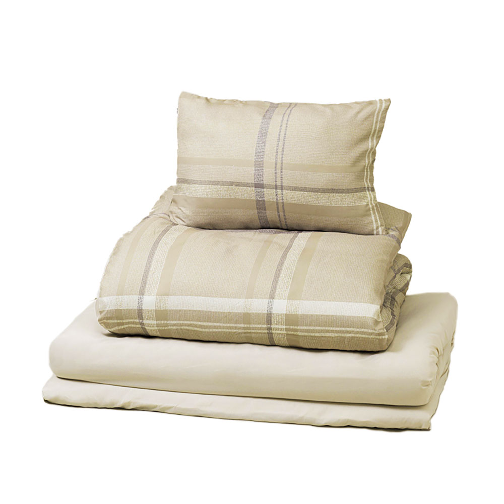 【送料無料】合繊寝具6点セット ベージュ