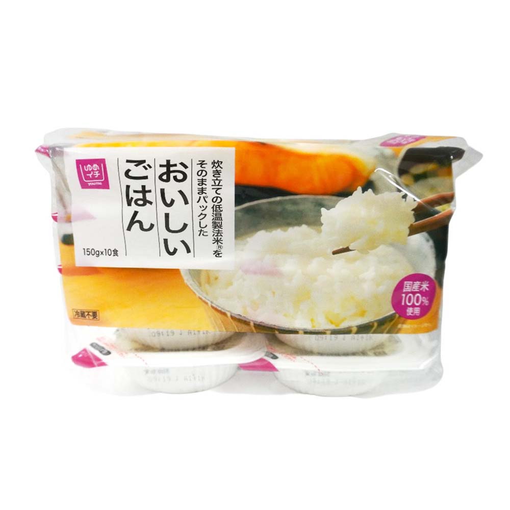 ゆめイチ　おいしいごはん　150ｇ×10食パック
