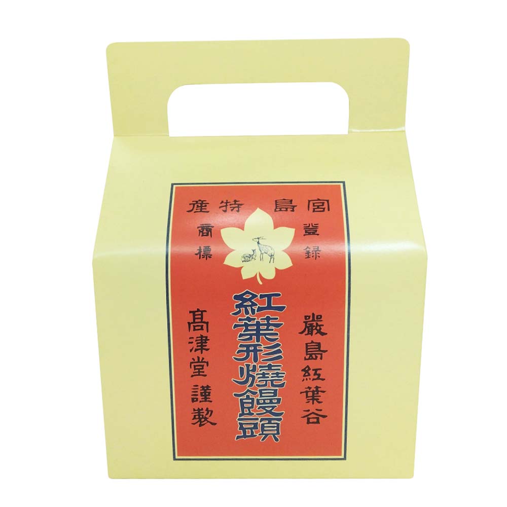 高津堂　元祖もみぢ饅頭　粒あん　5個入