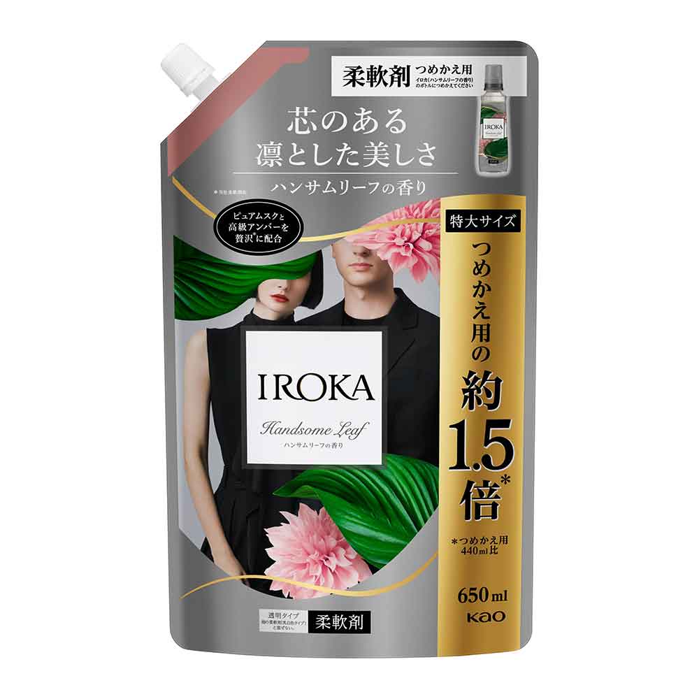 花王　IROKA　ハンサムリーフ　つめかえ用　650ml
