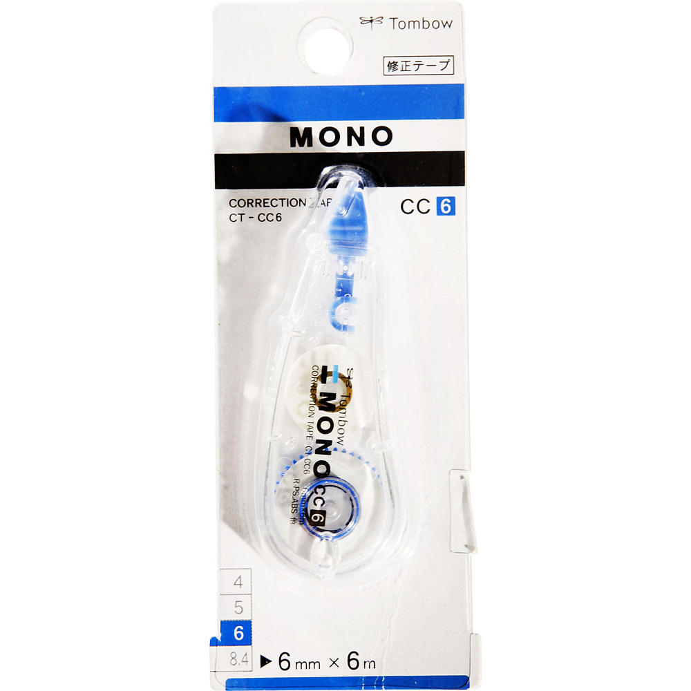 トンボ鉛筆　修正テープ　MONOCC　6mm