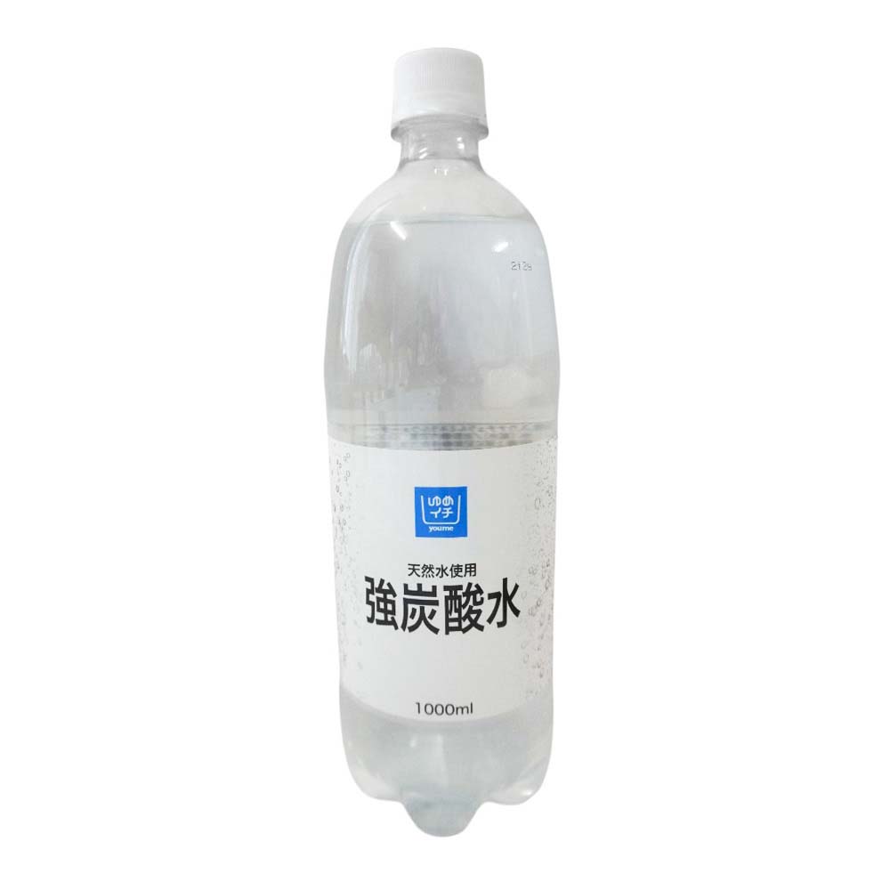 ゆめイチ　強炭酸水　1000ml