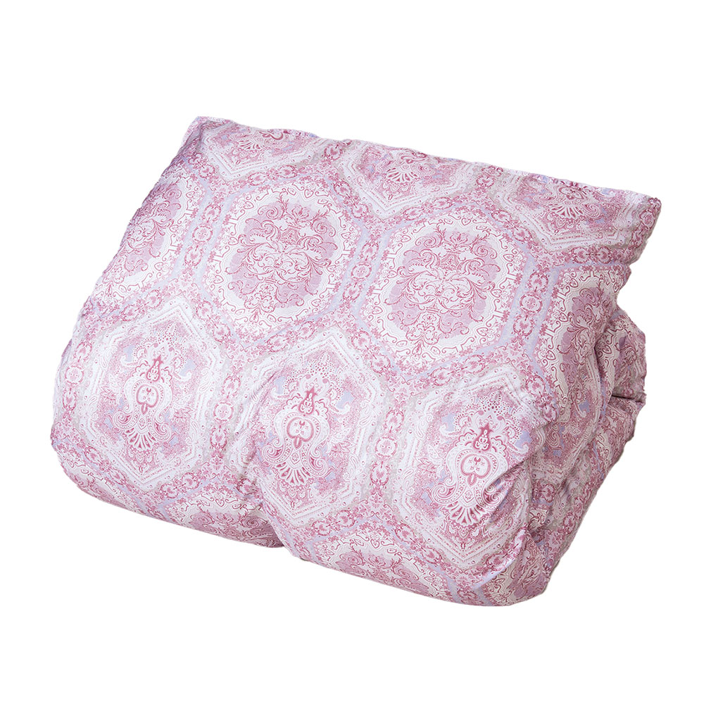 【送料無料】ダウン85%羽毛掛ふとん ピンク