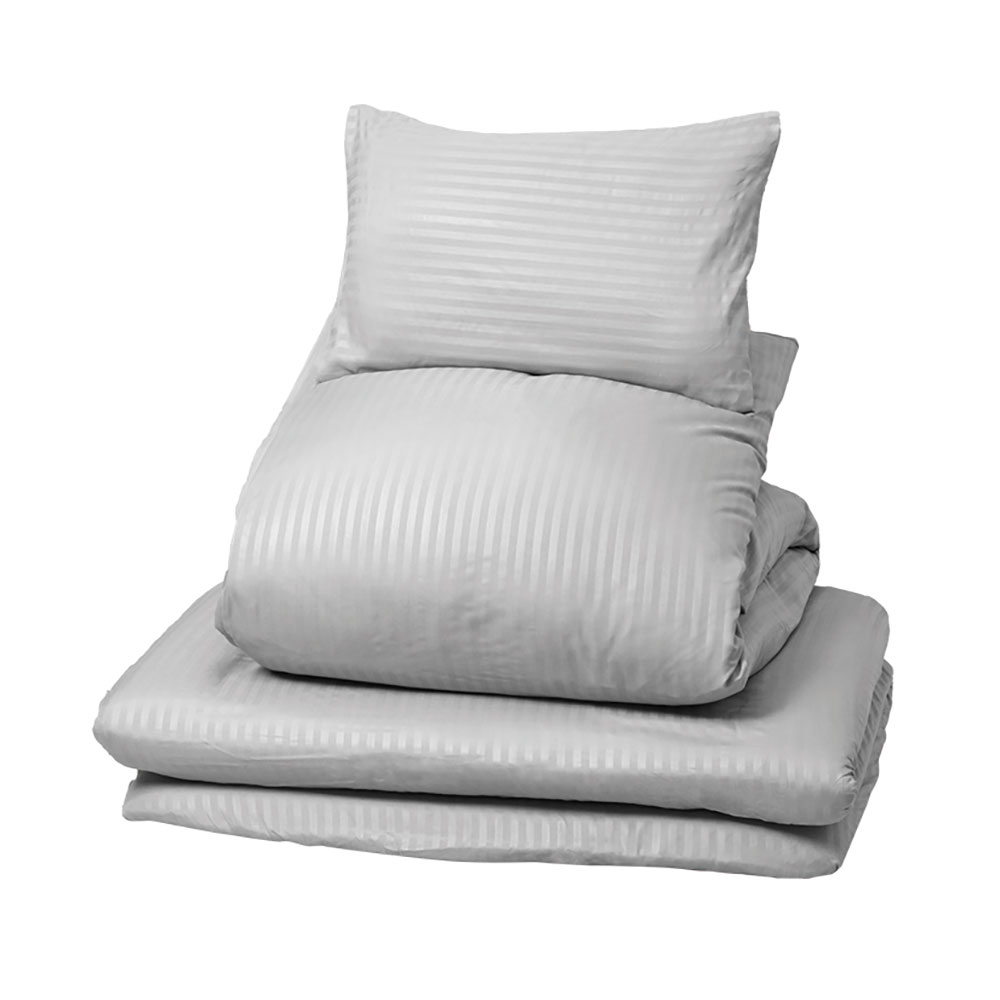 【送料無料】ダウン70%羽毛組ふとん6点セット グレー