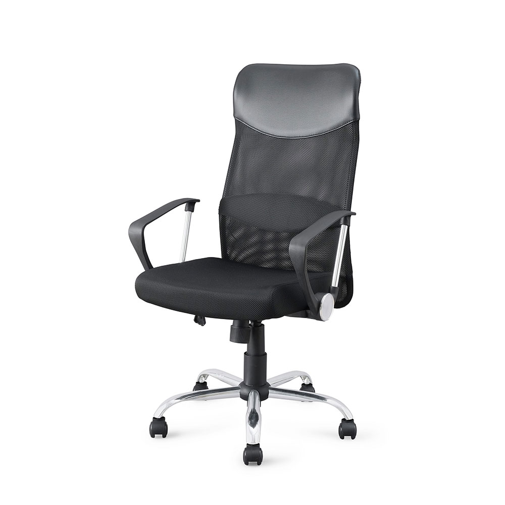 【送料込み】アイリス　メッシュバックチェアハイバック＜ブラック＞　OFC-MBH