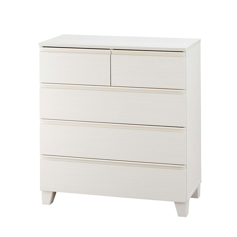 【送料込み】アイリス ウッドチェスト脚付き<オフホワイト>