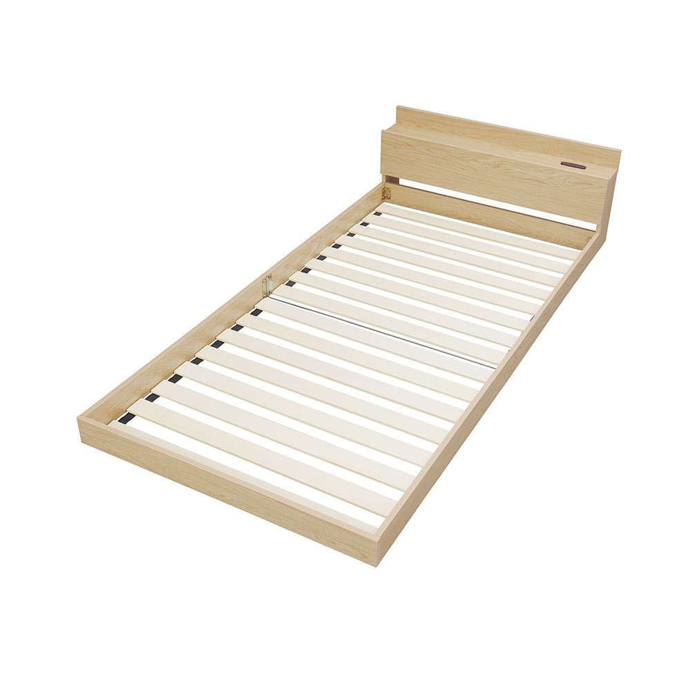 【送料込み】アイリス　フロアベッドS＜ナチュラル＞　FBM-S