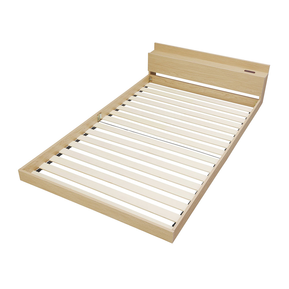 【送料込み】アイリス　フロアベッド＜ナチュラル＞　SD FBM-SD