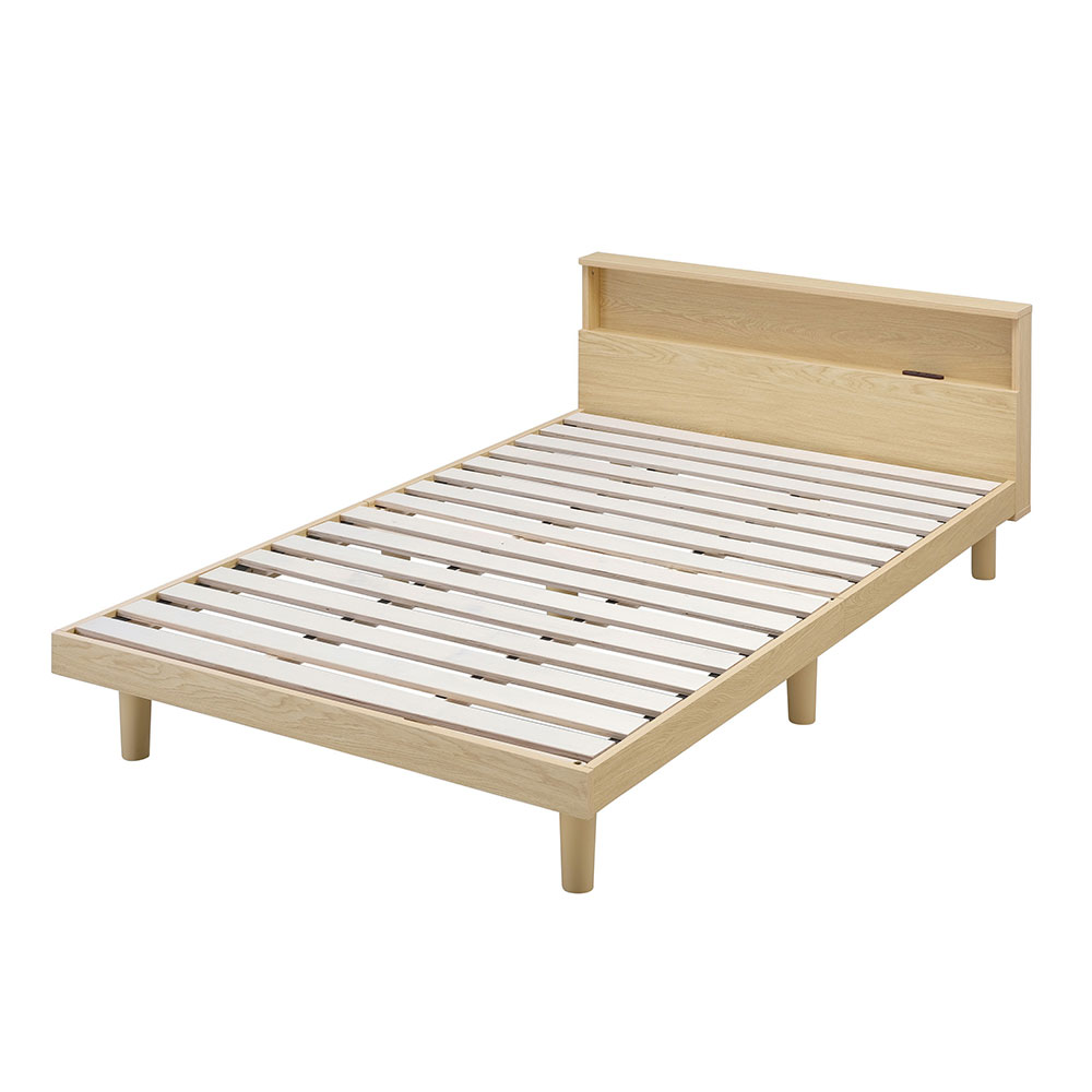 【送料込み】アイリス　すのこベッドSD＜ナチュラル＞　SNB-SD