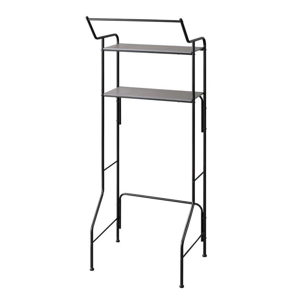 【送料込み】アイリス　スタイルランドリーラック ハンガーバー付き＜ブラック＞　HSLR-695R