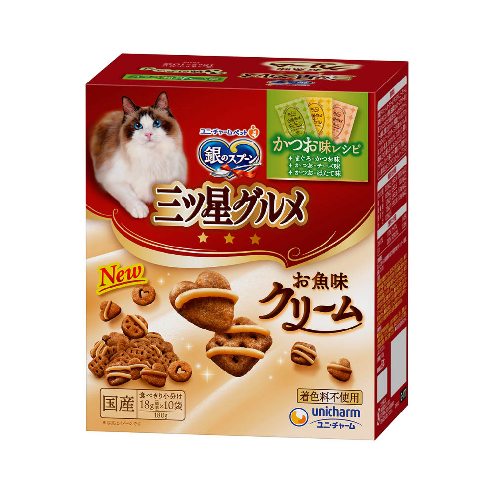 銀のスプーン　三ツ星グルメ　お魚味クリームかつお味レシピ3種のアソート180g