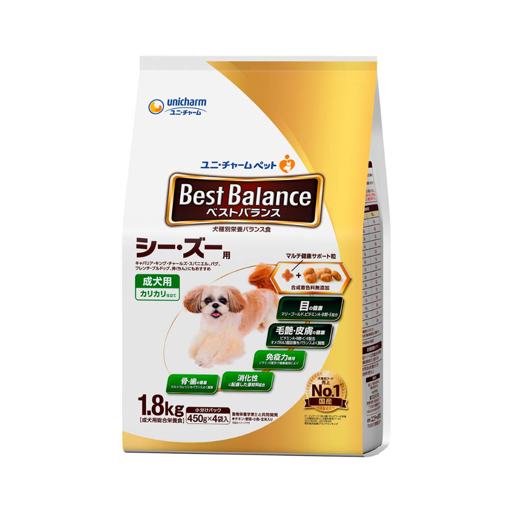 ベストバランス　カリカリ仕立て シー･ズー用1.8kg