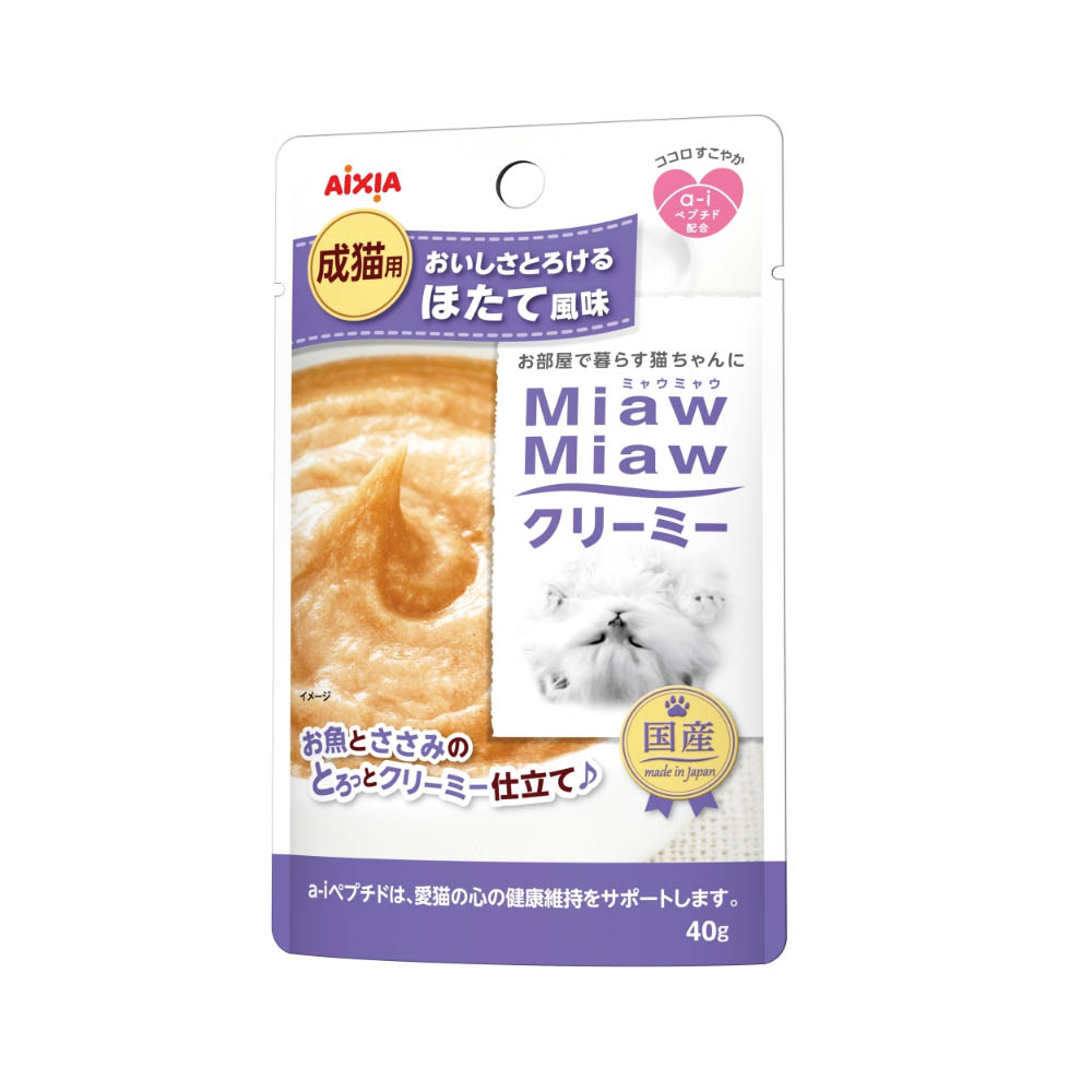 MiawMiaw　クリーミー ほたて風味 40g