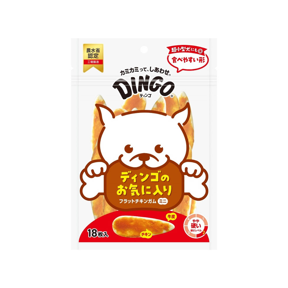 DINGO　フラットチキンガムミニ18枚入
