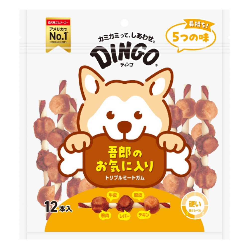ディンゴ　トリプルミートガム１２本入