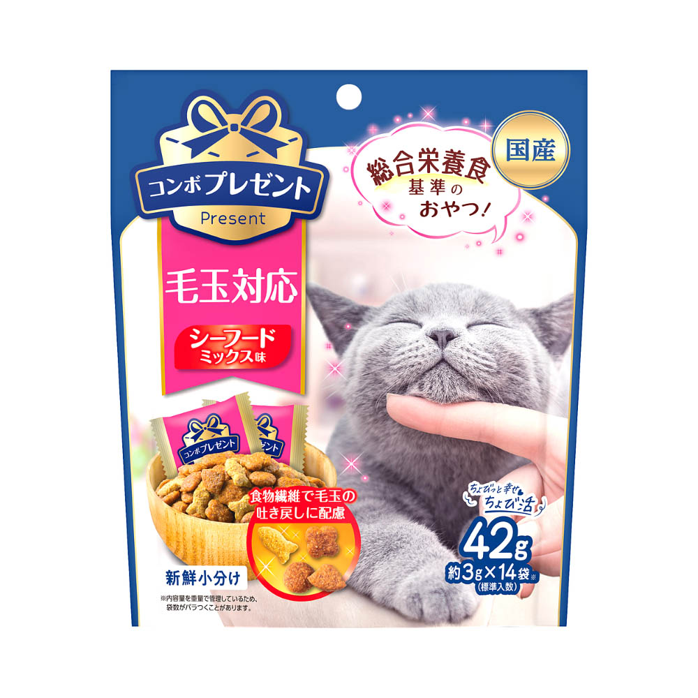 コンボ プレゼントキャットおやつ毛玉対応42g