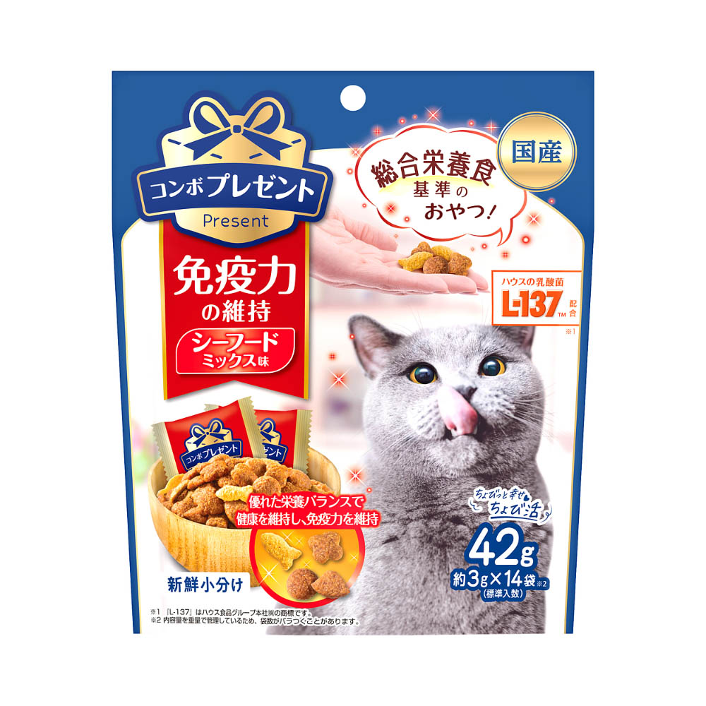 コンボ　プレゼント　キャット　おやつ　免疫力の維持 42g