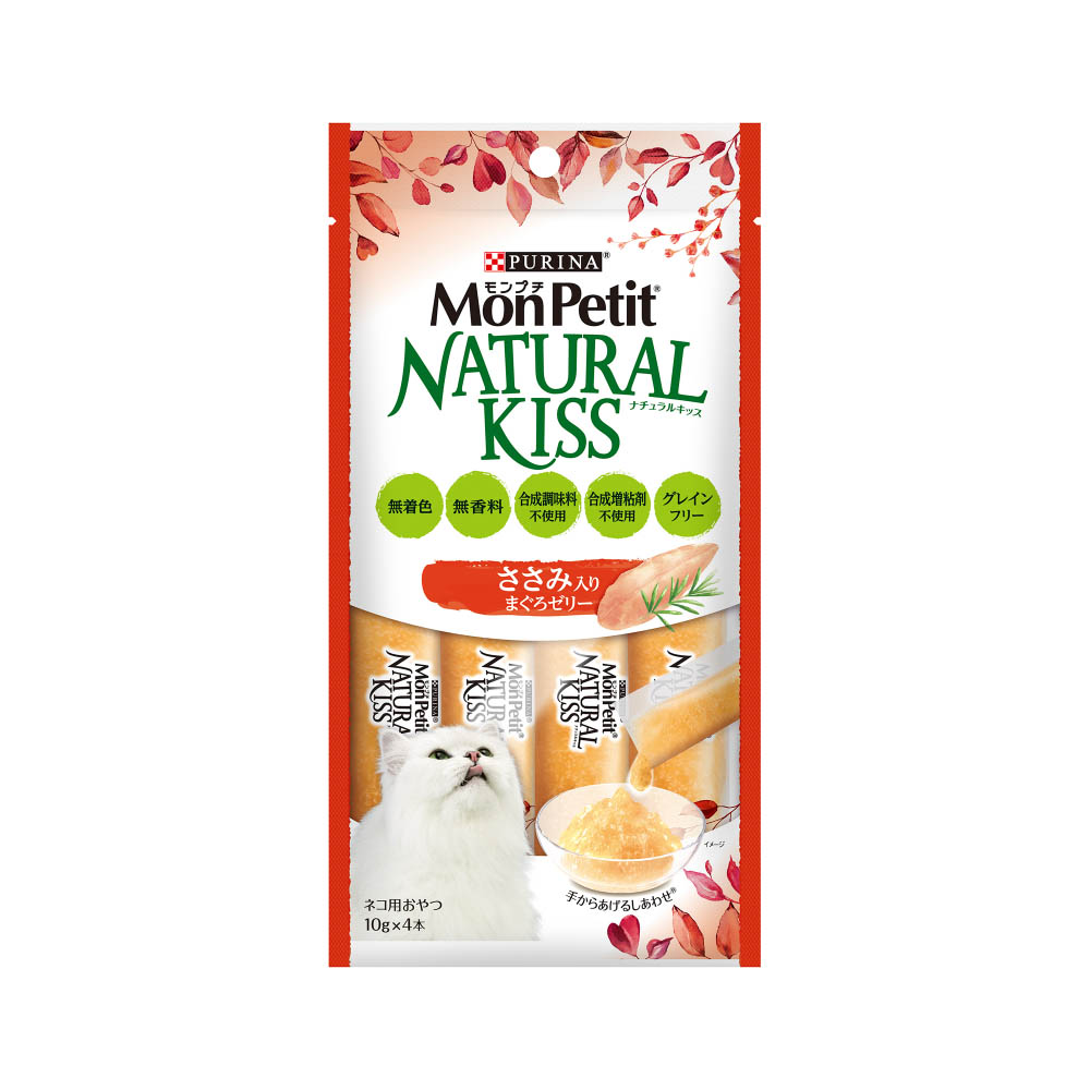モンプチ ナチュラルキッスささみ入りまぐろゼリー40g