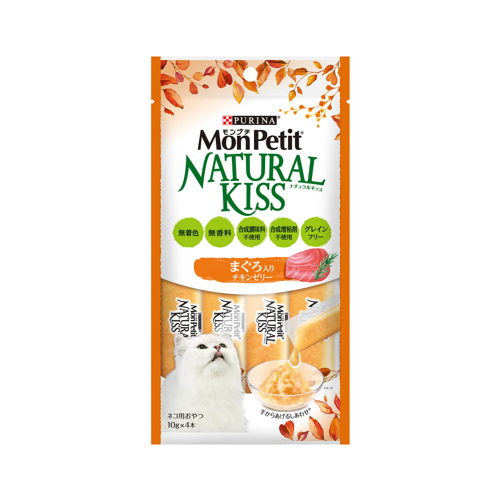 モンプチ ナチュラルキッスまぐろ入りチキンゼリー40g