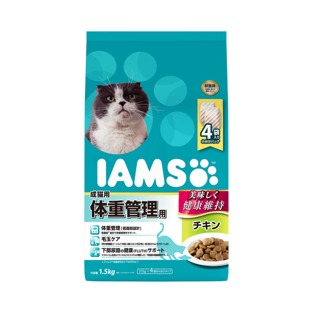 アイムス 成猫用体重管理用チキン1.5kg