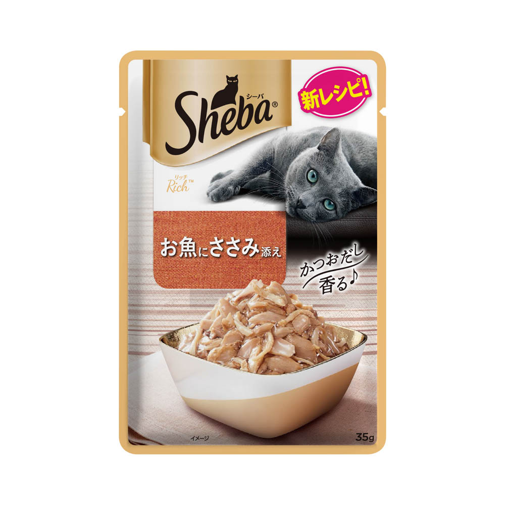 シーバ リッチ お魚にささみ添え35g