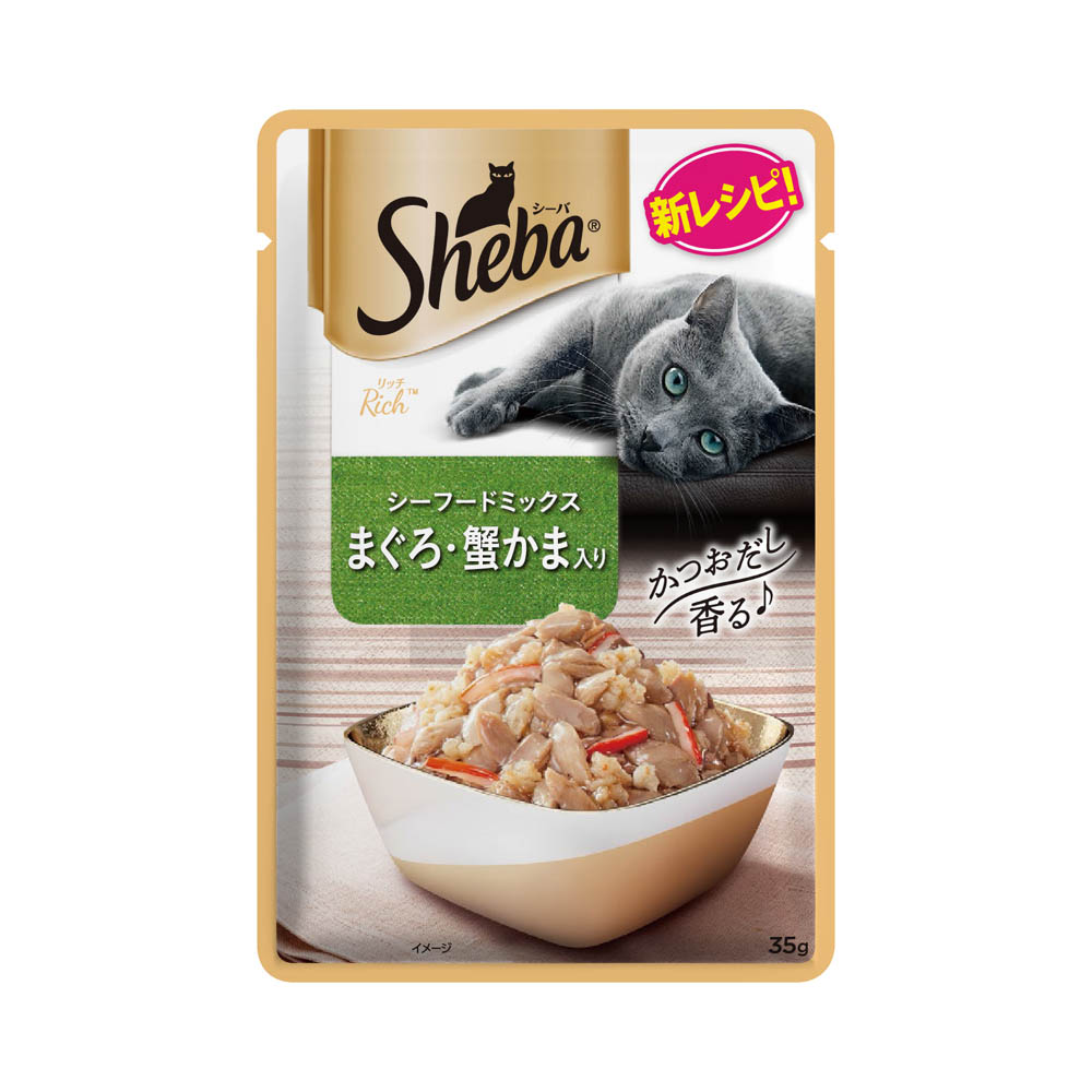 シーバ リッチ シーフードミックスまぐろ・蟹かま入り35g