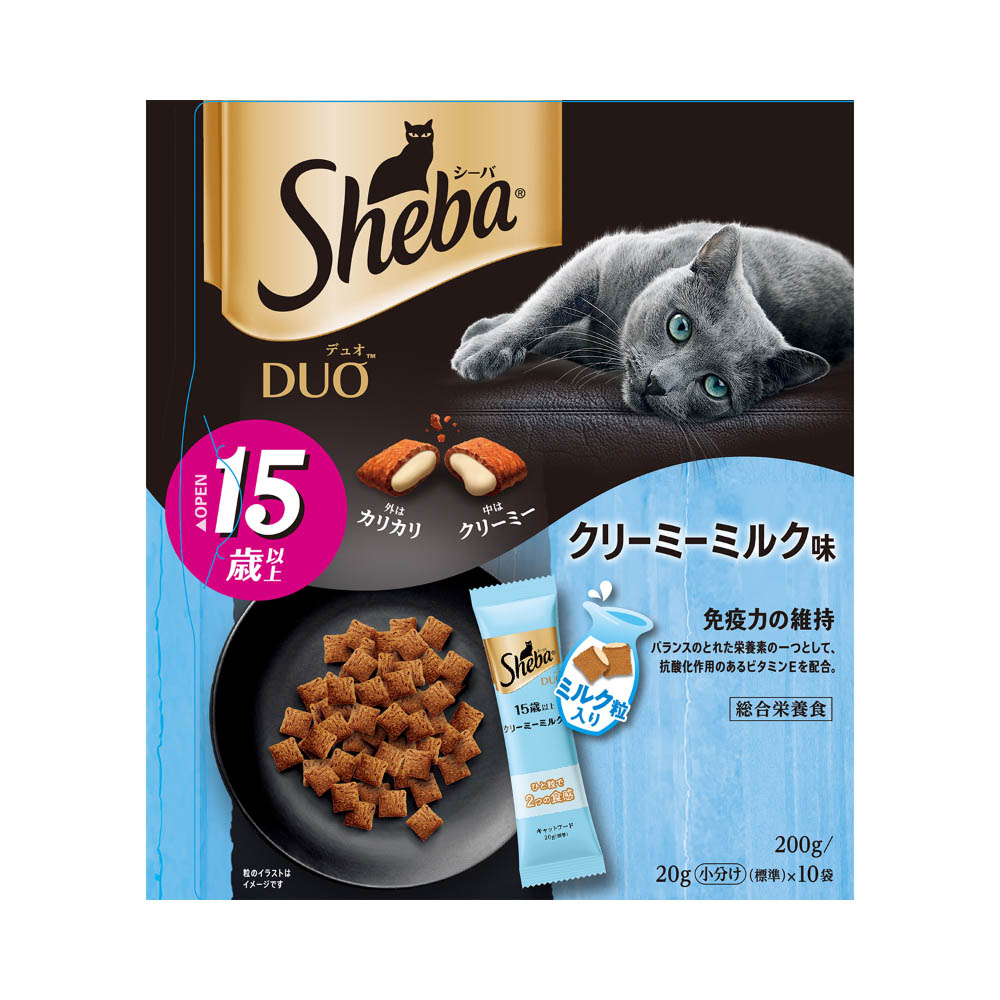 シーバ デュオ15歳以上クリーミーミルク味200g