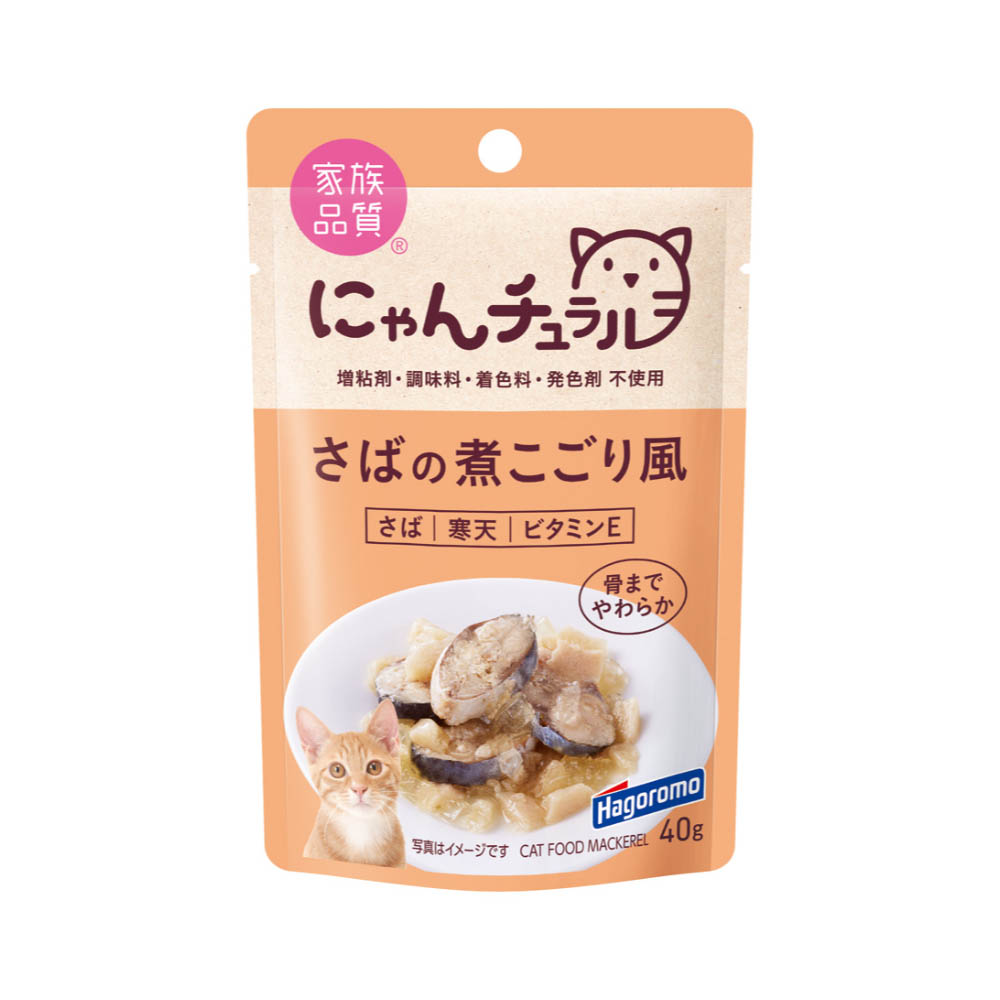 はごろもフーズにゃんチュラルパウチさばの煮こごり風40g