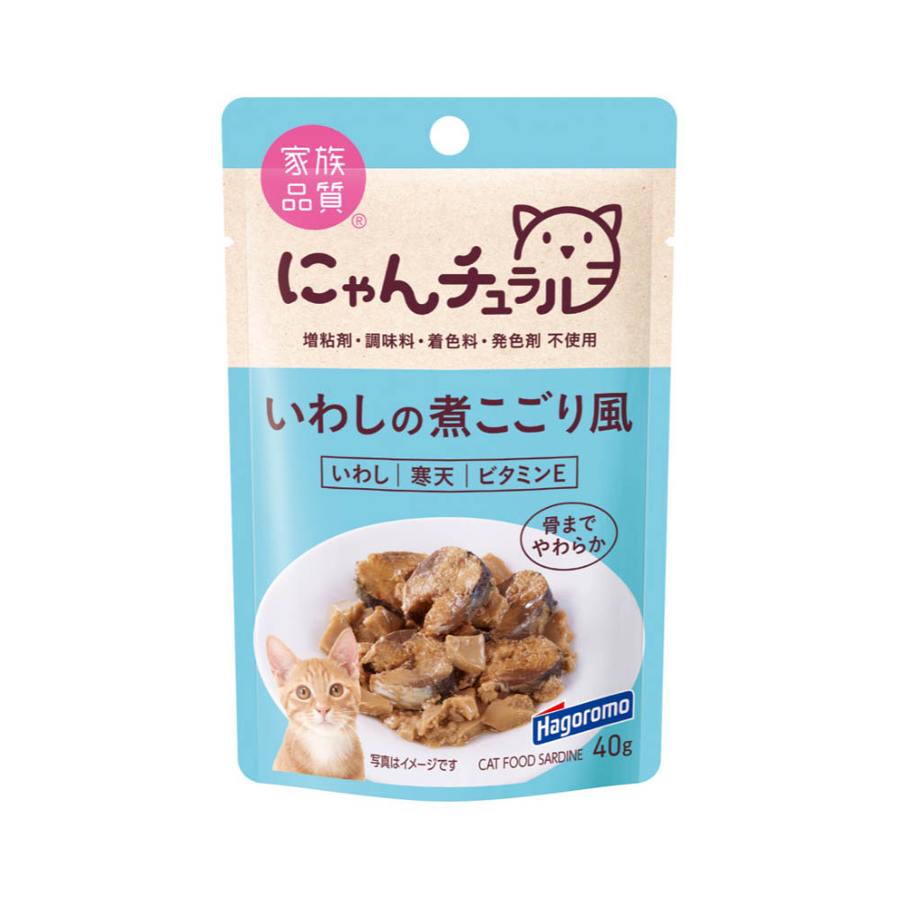 はごろもフーズにゃんチュラルパウチいわしの煮こごり風40g