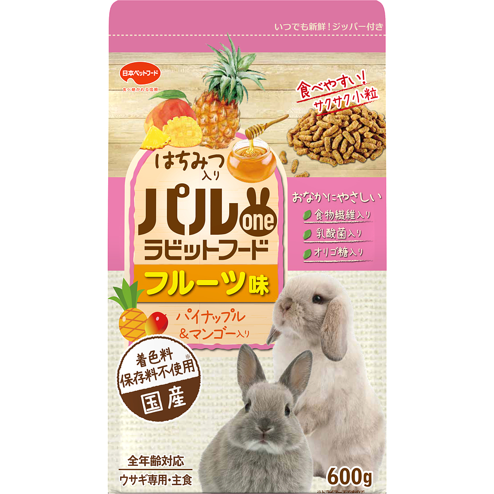 パルワン　パルワンラビットフード　フルーツ味６００ｇ