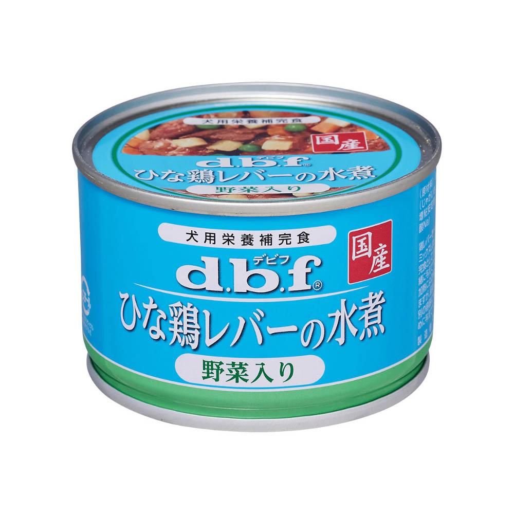 デビフ　ひな鶏レバーの水煮野菜入り150g