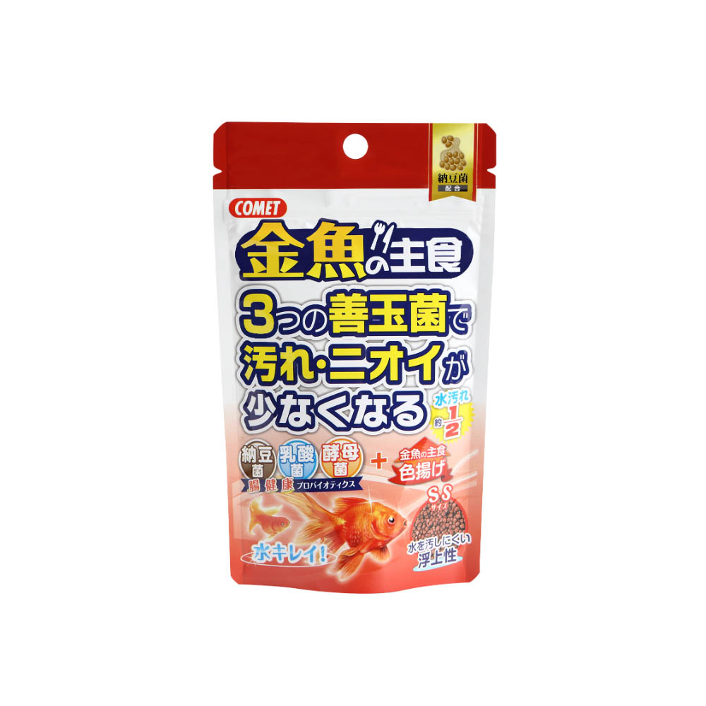 コメット 金魚の主食納豆菌 色揚げ 小粒 40g