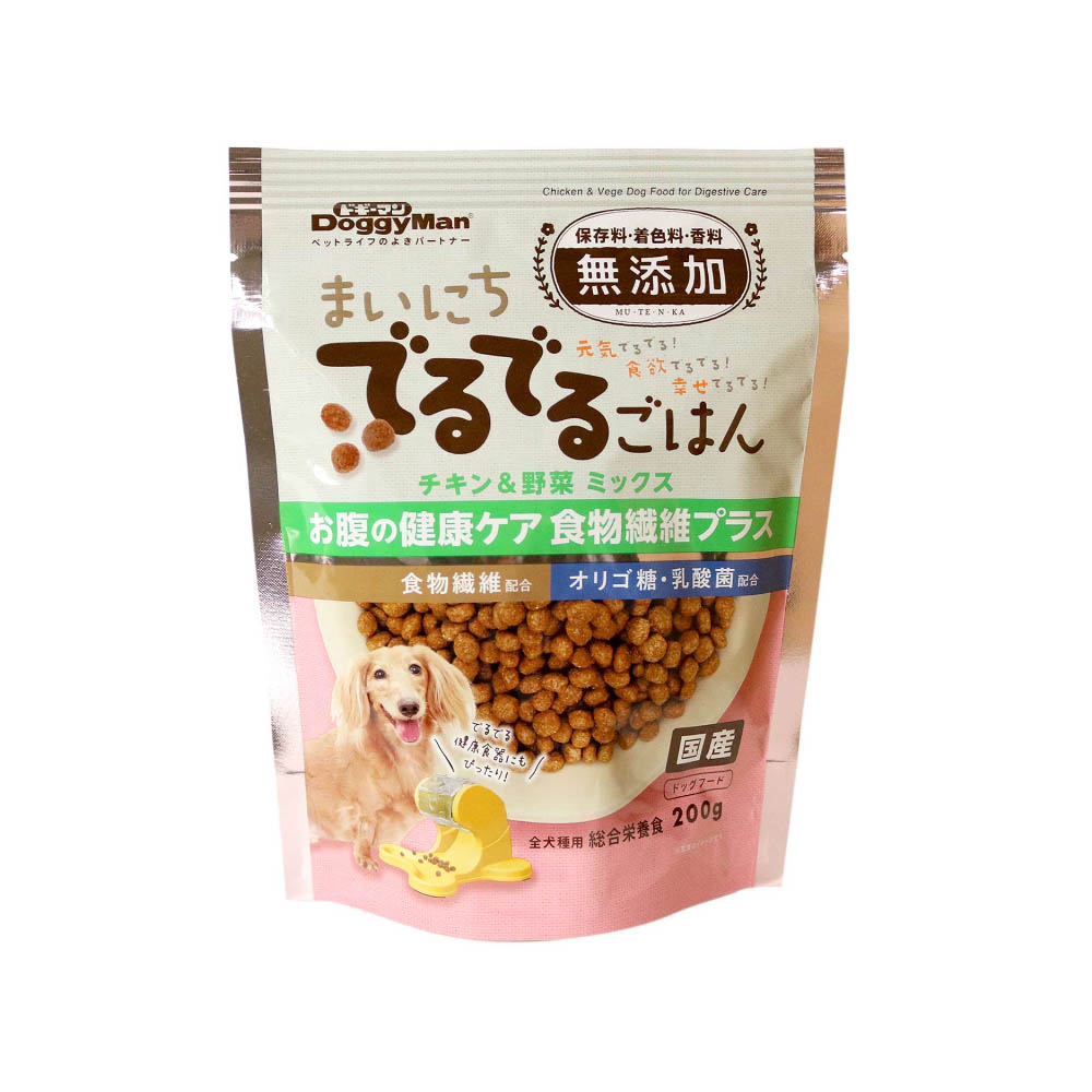 ドギーマン　まいにちでるでるごはんお腹の健康ケア食物繊維プラス200g
