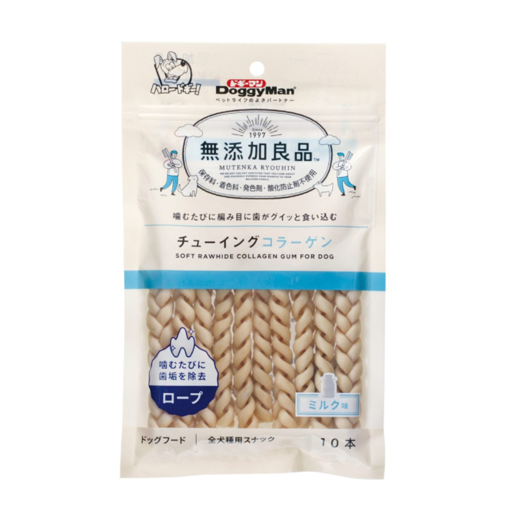無添加良品 チューイングコラーゲン ロープ10本