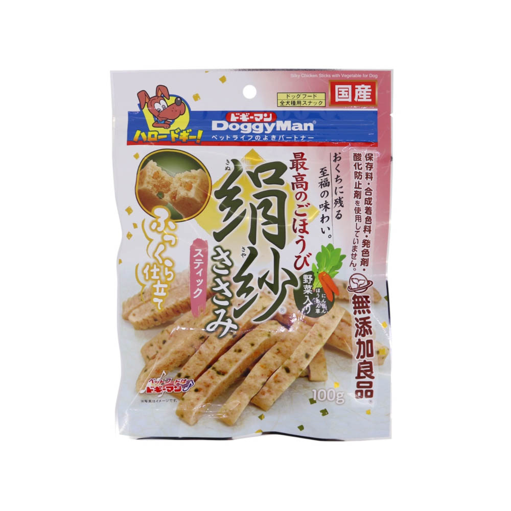 ドギーマン　絹紗スティック野菜入り100g
