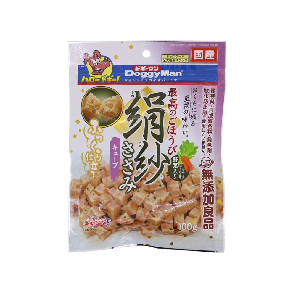 ドギーマン　絹紗キューブ野菜入り100g