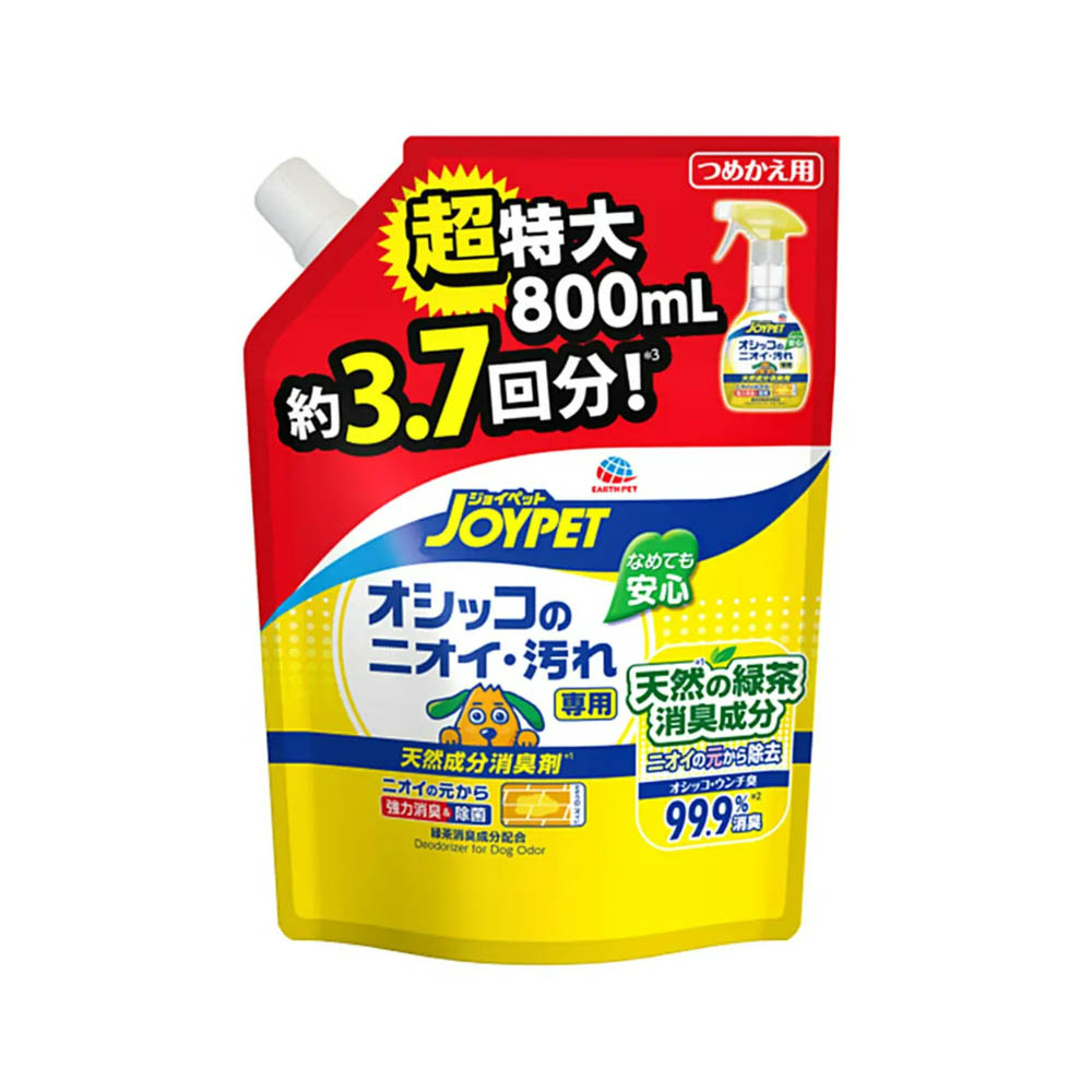 ジョイペット　天然消臭オシッコニオイ汚れ詰替800ml