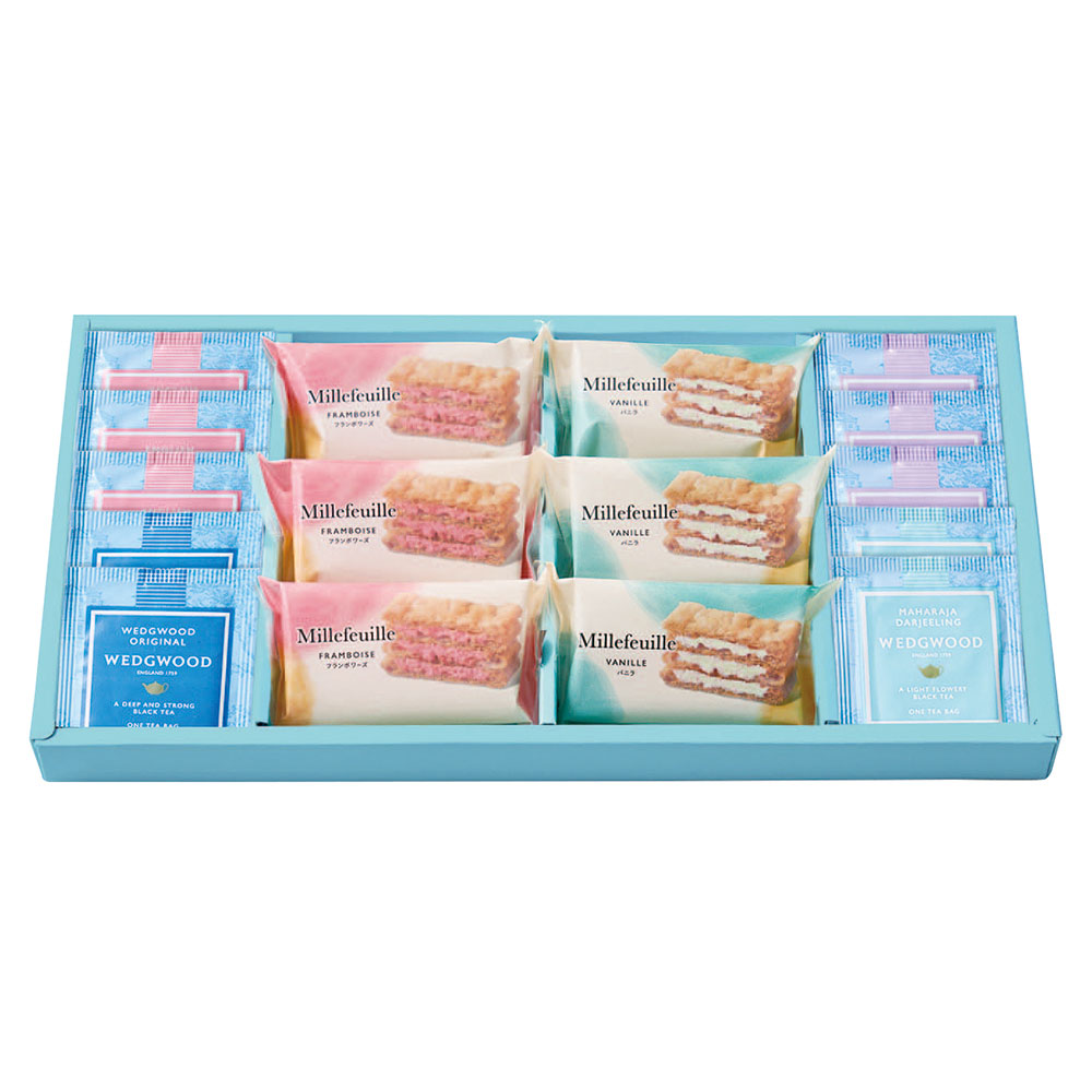 ミルフイユ&ウェッジウッド ティーバッグセット 16個