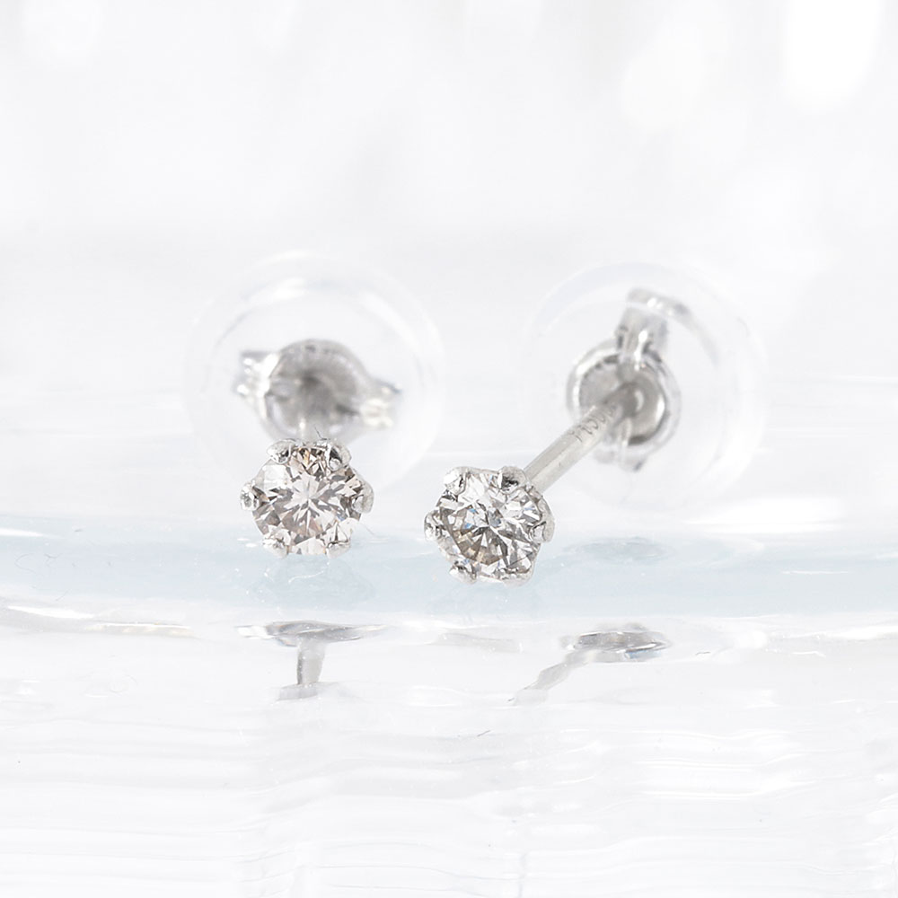 プラチナダイヤモンドピアス0.2ct