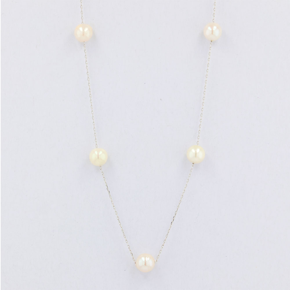 PT850 本真珠ステーションネックレス