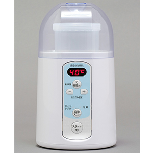 【送料込み】アイリス　ヨーグルトメーカー ＜ホワイト＞[IYM-013]