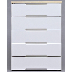 【送料込み】アイリス　ウッドトップチェスト ＜ホワイト/ペアー＞　HG-725